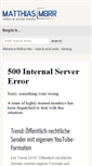 Mobile Screenshot of morr.de